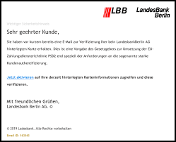 Type branch name, city or address to find bank's locations on this page berliner allee 51 13088 berlin, germany phone number: Vorsicht Phishing E Mail Im Namen Der Landesbank Berlin Lbb