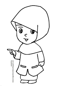 My hobby membuat pola baju tidur anak perempuan 1. Gambar Mewarnai Wanita Muslimah