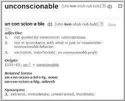 It Will Be Unconscionable To Say Good Vocabulary English Vocabulary New Words