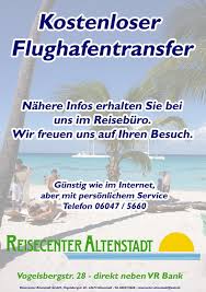 Wir sind persönlich für sie da: Reisecenter Altenstadt Angebot