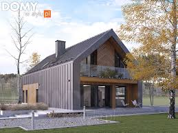 Pogodny Projekt Domu Jestesmy Autorem Domy W Stylu Modern Barn House Barn Style House House Cladding