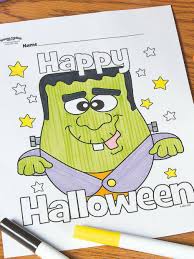 Scare up some fun this halloween with free pumpkin stencils, halloween recipes, coloring pages, and halloween costume ideas from oriental trading! Free Printable Halloween Coloring Pages Fun365