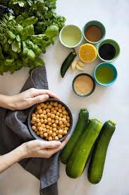 Cut zucchini diagonally into ½ inch slices. Easy Zucchini Noodle Recipe Green Healthy Cooking