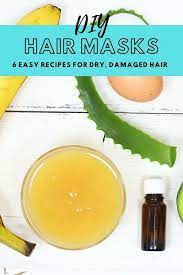 6 Easy Diy Hair Masks For Dry Damaged Hair Diy Hair Mask For Dry Hair Diy Hair Mask Damaged Moisturizing Hair Mask