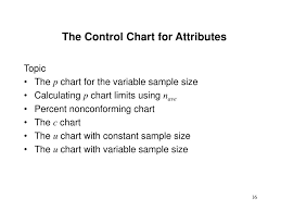 Ppt The Control Chart For Attributes Powerpoint