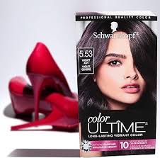 Amazon.com : Schwarzkopf Color Ultime Permanent Hair Color Cream, 5.53 Violet  Ash : Beauty & Personal Care