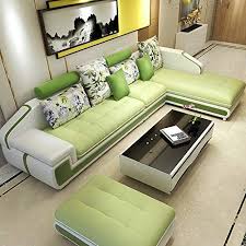 But, after a recent call for action tip, it became clear. Quality Assure Furniture Hardwood Roland Sectional Leather Sofa Set With 1 Puffy Pear Green And White Amazon In Home Kitchen