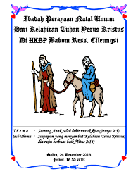 Mengangkat tema berbuah yang baik yang diambil dari yakobus 3:17, perayaan natal sekolah minggu hkbp jatinegara dilaksanakan. The Romp Family 10 Ide Liturgi Natal Sekolah Minggu Bahasa Batak