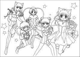 Tokyo Mew Mew Coloring Books Coloring Pages For Girls Coloring Pages