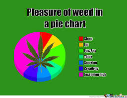 Pleasure Of Weed In A Pie Chart By Matty9000 Meme Center