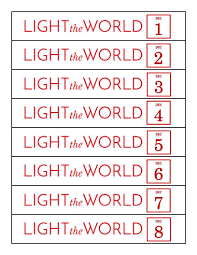 The Lighttheworld Campaign Is Meant To Bring More Light Into The World During This Christmas Season It Gives Lds Light The World Paper Chains Lighttheworld