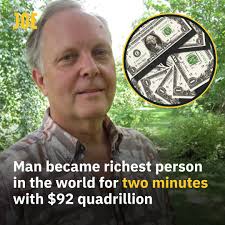 His wealth came and went almost in an instant 😳