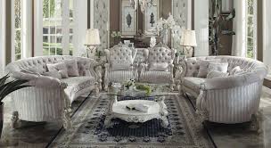 1stopbedrooms Com White Living Room Set Luxury Living Room Velvet Living Room
