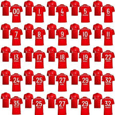 Doch die spieler verdienen um einiges mehr als ihr grundgehalt, denn prämien und werbeeinnahmen sind in der gehaltsliste des fc bayern münchen nicht enthalten. Adidas Fcb Fc Bayern Munchen Maglia Casa Maglia Home 2019 2020 Uomo Spieler Nam Ebay