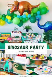 Kids Dinosaur Party Ideas Kids Party Decorations Dino Birthday Party Dinosaur Party Activities