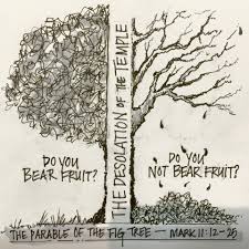 Mark 11 12 25 Parable Of The Fig Tree God Uprooted The Tree Because It Was Hindering Other Trees From Producing Fruit He Didn T Fig Tree Spirit Tree Art Fig