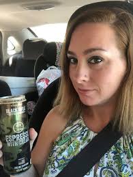 Mom life had me in bed at 1230 and up at 6 before the sun. My husband made  himself coffee but not me. So he took his parents and me to Black