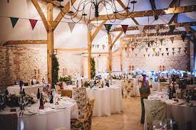 Upwaltham Barns Decorated For A Wedding Recpetion Upwalthambarns Barn Wedding November Wedding Dresses November Wedding