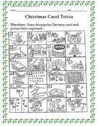 Test your christmas trivia knowledge in the areas of songs, movies and more. Winter Holiday Activity Pack Guess The Christmas Carol Trivia Game