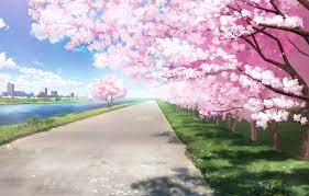 It aired a total of 156 episodes from april 1 to september 28, 2002. Wallpaper The City River Spring Sakura Images For Desktop Section Art Download