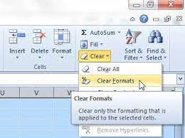 To remove the formatting from the range, select the entire range of data. How To Clear All Cell Formatting In Excel 2010 Solve Your Tech