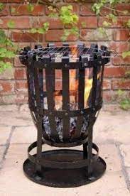 Outdoor Large Steel Brazier Complete With Barbeque Grill Ideal For Burning Garden Rubbish By Gardeco Barbecue Design Wood Burning Fire Pit Fire Pit Designs