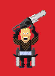 Create your own images with the running man arnold meme generator. Buzzsaw Gif Running Man Pixel Art A Photo On Flickriver