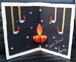 Handmade cards carry a special emotional tug and felt that this was an easy yet beautiful design that you could use to make your diwali. Making A Diwali Card Is A Quick And Podar International School Cbse Thane Facebook