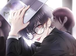 It's not uncommon for villains for wear glasses, as it gives the character a more sinister look. Anime Boy With Glasses Wallpapers Wallpaper Cave