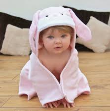 Bathing Bunnies Snowdrop Kitten Baby Hooded Towel Bathing Bath Hooded Towels Bathing Baby Products