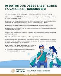 Recomendaciones sobre qué actividades pueden hacer las personas luego de haberse vacunado por completo, lo que incluye cómo reunirse de forma segura con personas vacunadas y no vacunadas. Relaciones Exteriores Auf Twitter Te Presentamos 10 Datos Que Debes Saber Sobre La Vacuna De Cansinobio Contra El Covid19