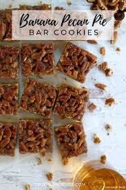 Banana Pecan Bars Recipe With A Shortbread Crust Two Sugar Bugs Recipe In 2020 Banana Pecan Pecan Bars Bars Recipes