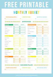 Free Printable Budget Sheet Budget Sheets Printable Budget Sheets Budget Printables