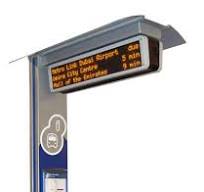 Bus Stop Information Totem for Real Time Displays | Trueform