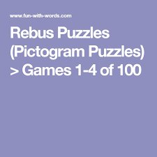 A rebus is an indirect . Rebus Puzzles Pictogram Puzzles Games 1 4 Of 100 Rebus Puzzles Puzzle Game Puzzles
