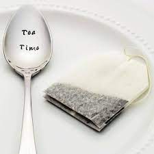 Personalize With A Name Tea Time Stainless Steel Stamped Etsy Stamped Spoons Tea Gift Baskets Tea Gifts