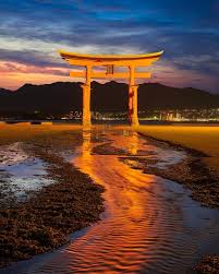 It is a very popular tourist spot in japan, and numerous people visit the shrine every year, both from japan and overseas. Elia Locardi On Instagram The Itsukushima Shrine On Miyajima Island Is Beautiful When It S Lit Up For The Nig Japanese Landscape Japanese Garden Japan Travel