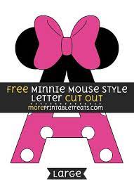 Creating this diy mickey mouse wooden letter was a great touch to my sons room decor. Pin On Minnie Mouse Party Printables