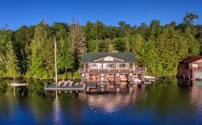 This tranquil setting is probably the la. Camp Midwood On Lake Placid Adirondack Great Camp