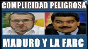 Resultado de imagem para mADURO E AS farc