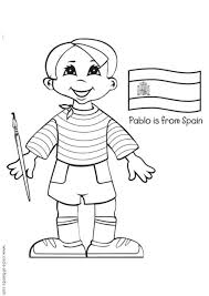 You be the master painter! Coloring Page Pablo From Spain Free Printable Coloring Pages Img 5642