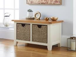 Maybe you would like to learn more about one of these? Cream Painted Oak Hallway Shoe Storage Bench With 2 Baskets Free Delivery Top Furniture