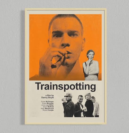 Trainspotting Movie Poster | Film Posters | Minimalist Movie Poster | Digital Download | Printable Wall Art Poster