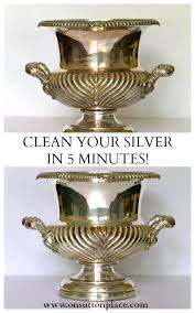 How To Clean Silver Naturally Easy Fast On Sutton Place How To Clean Silver House Cleaning Tips Cleaning Hacks