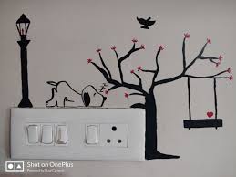 However, when unique ideas are used to decorate large walls then these walls can greatly improve the interior decoration due to the visual attention they get easily. Simple Switchboard Bedroom Simple Switchboard Wall Painting Designs Ideas Feinig Keitenallerlei
