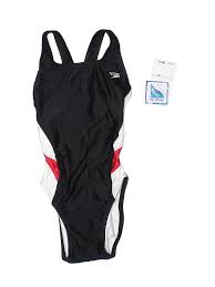 Details About Nwt Speedo Women Black One Piece Swimsuit 26 Plus Aus