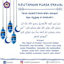 Maybe you would like to learn more about one of these? Puasa Syawal 2019