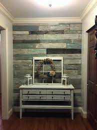 It Is Good To Decorate A Single Wall Of A Small Area Like This Because It Makes It Look Distinctive There Is N Wood Pallet Wall Unique Home Decor Pallet Decor