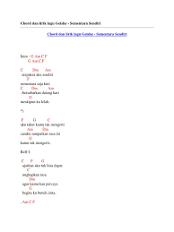 Kamis, 15 oktober 2020 12:09. Chord Dan Lirik Lagu Geisha Sementara Sendiri