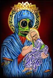 The Holy Virgin Sleestak And Her Son Baby Chaka Land Of The Lost Rubberhose Art Weird And Wonderful Art
